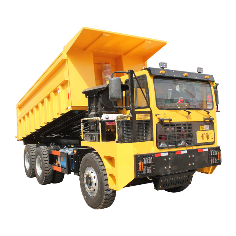 力牛礦安標(biāo)志UQ-35噸礦山井下專用運輸車 礦用巷道渣土車濕式制動